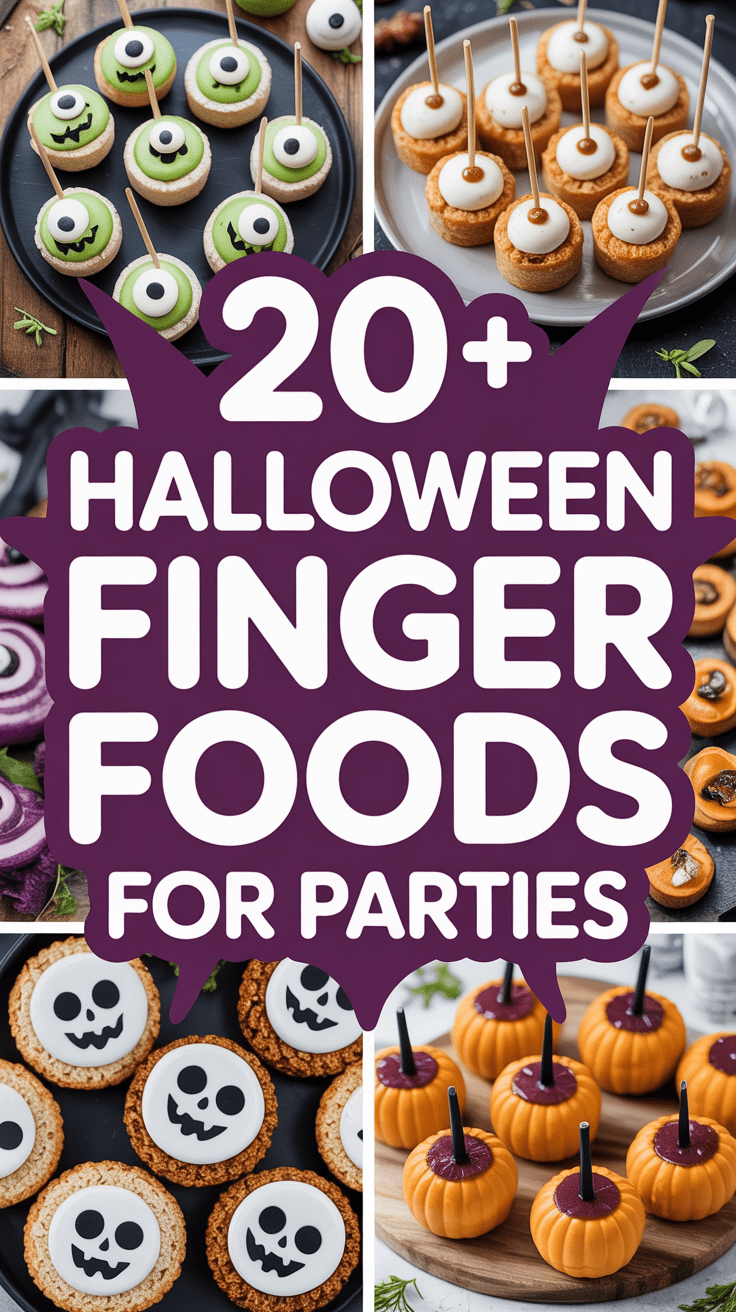 20+ Halloween Finger Foods for Parties