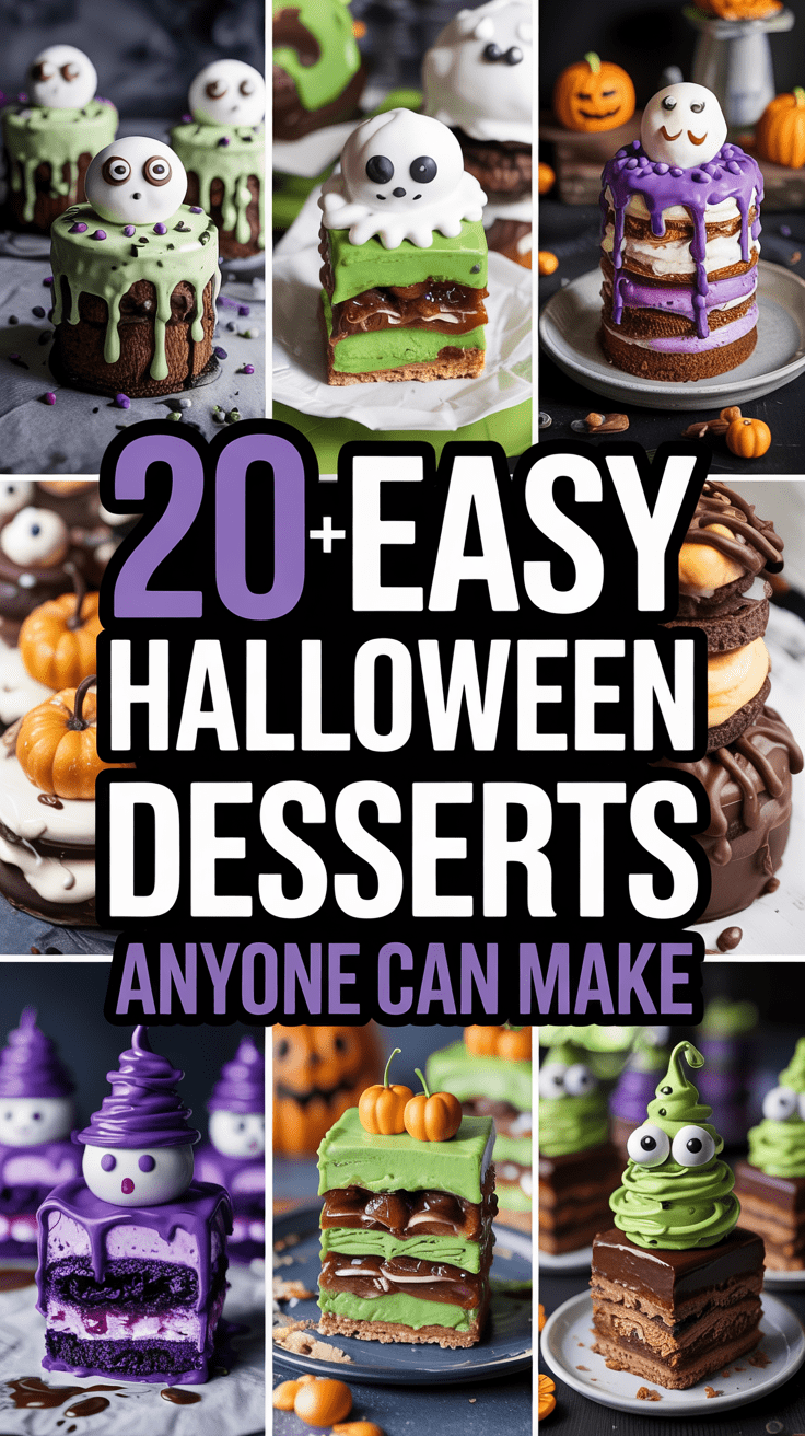 20+ Easy Halloween Desserts Anyone Can Make
