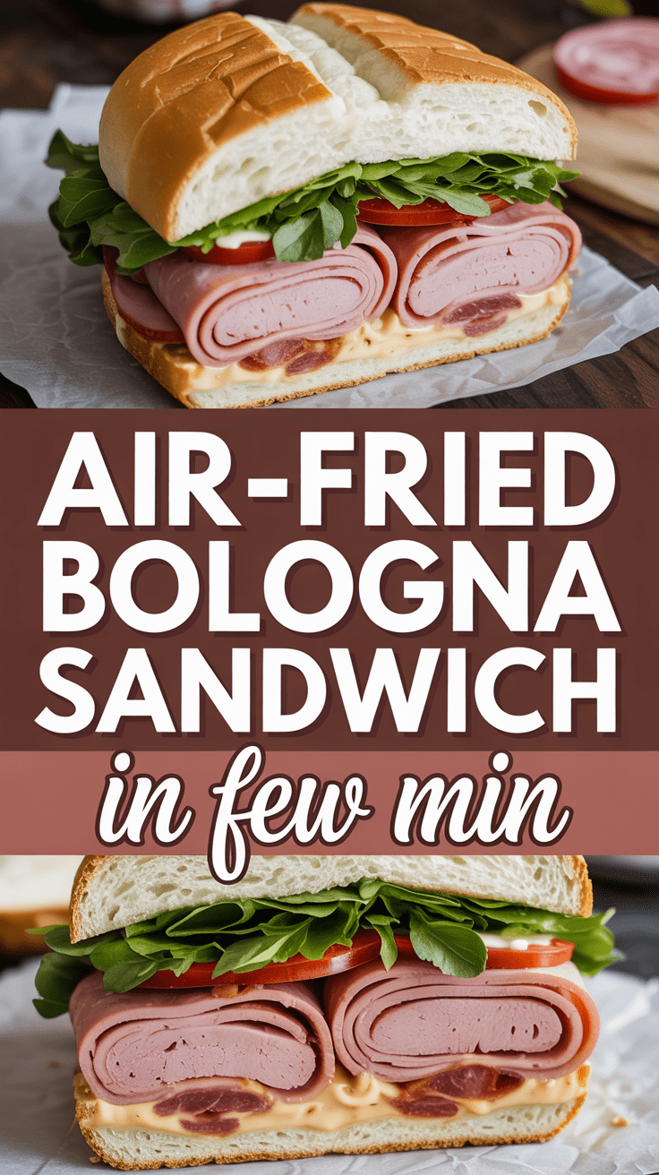 Air-Fried Bologna Sandwich