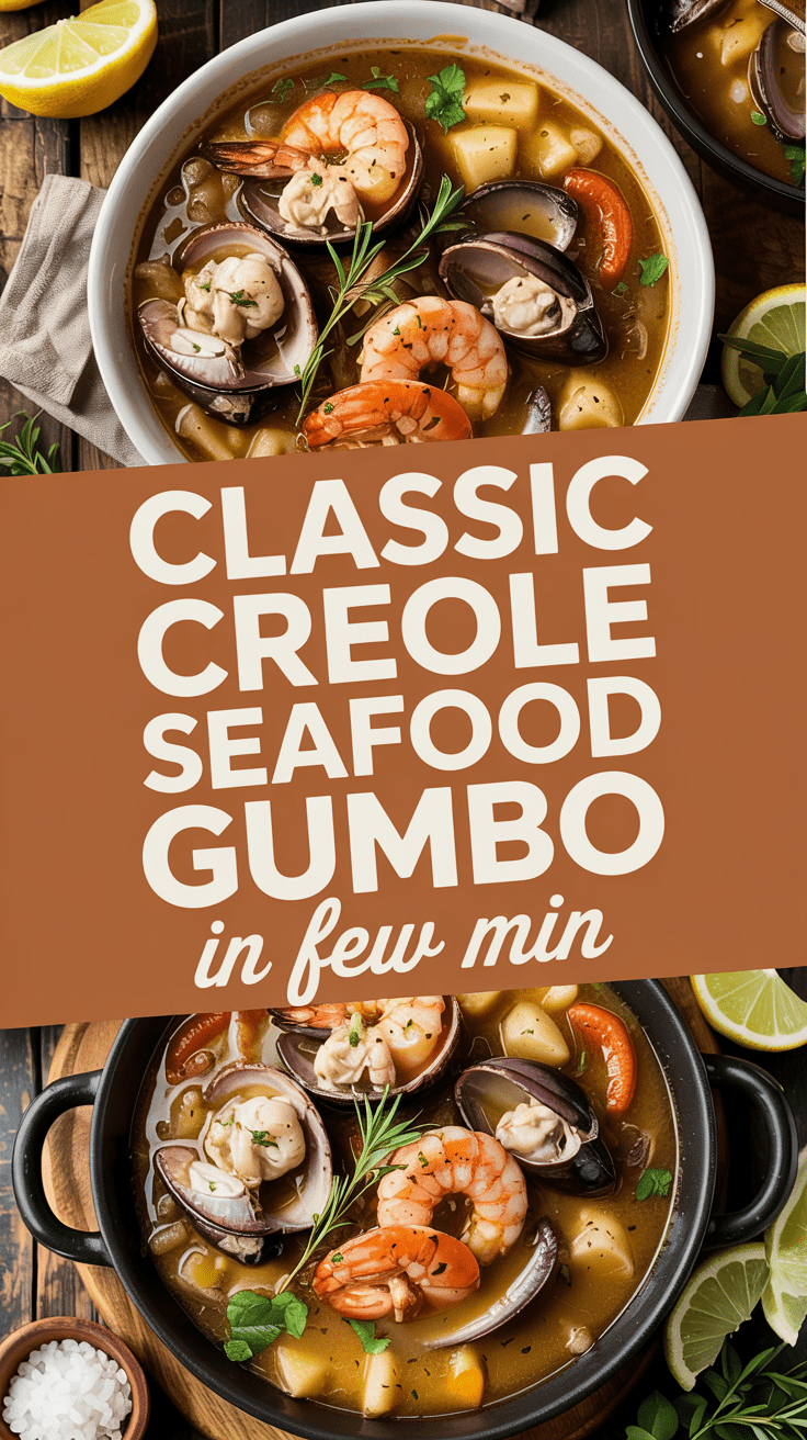 Classic Creole Seafood Gumbo