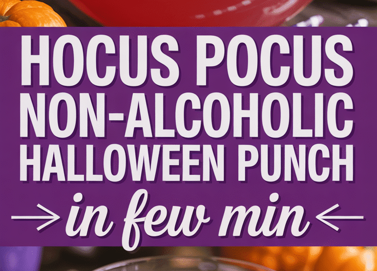 Hocus Pocus Non-Alcoholic Halloween Punch