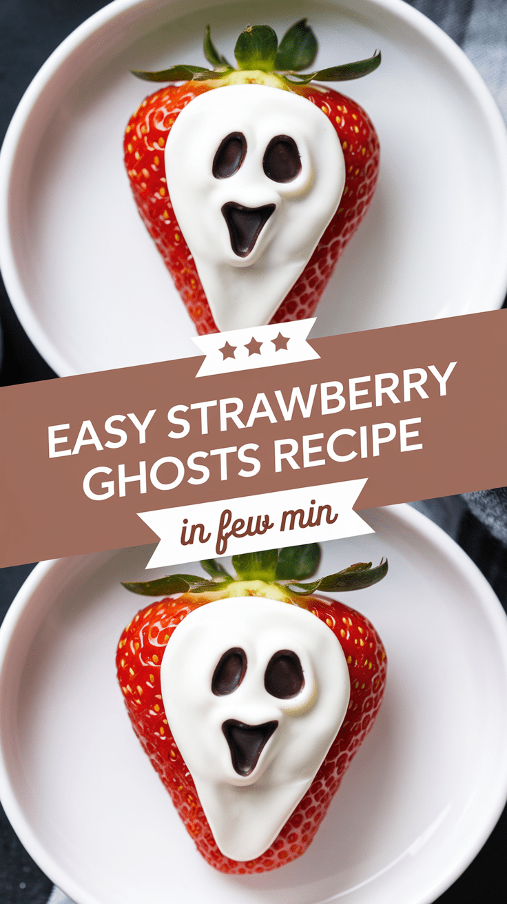 Easy Strawberry Ghosts Recipe