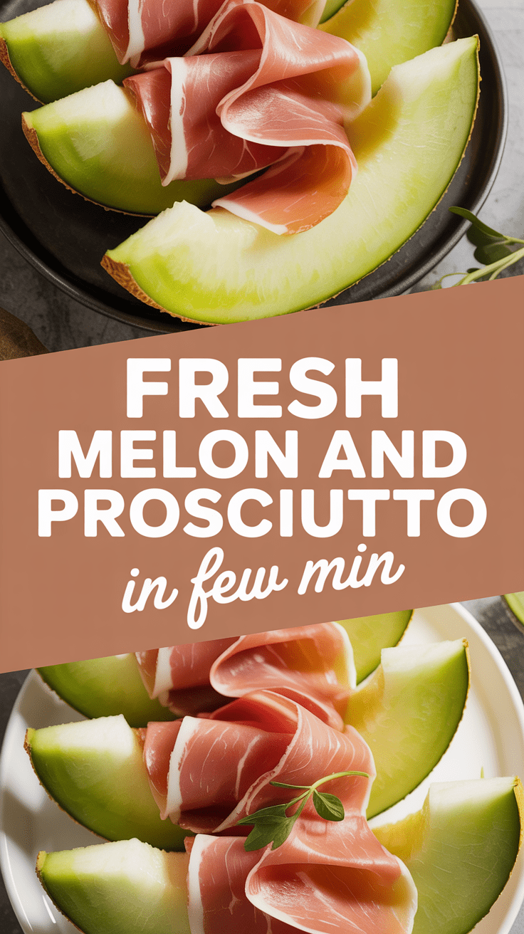 Fresh Melon and Prosciutto