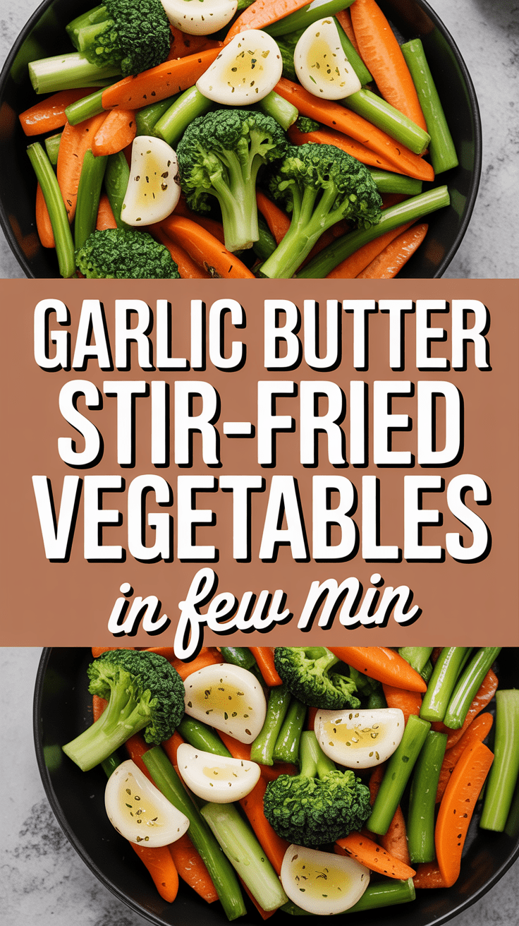 Garlic Butter Stir-Fried Vegetables