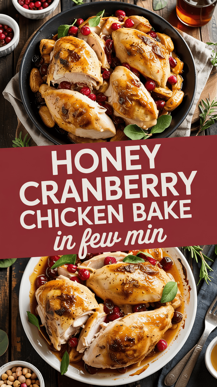 Honey Cranberry Chicken Bake