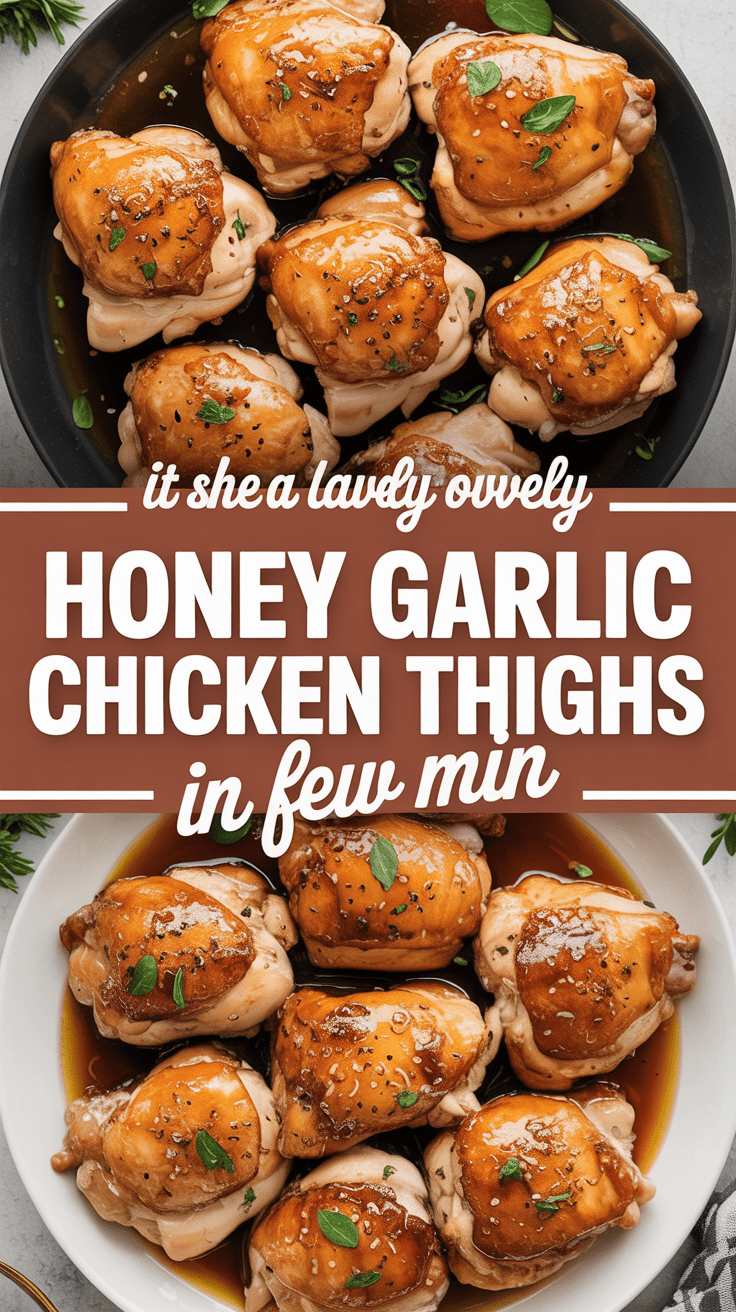 Honey Garlic Chicken Thighs