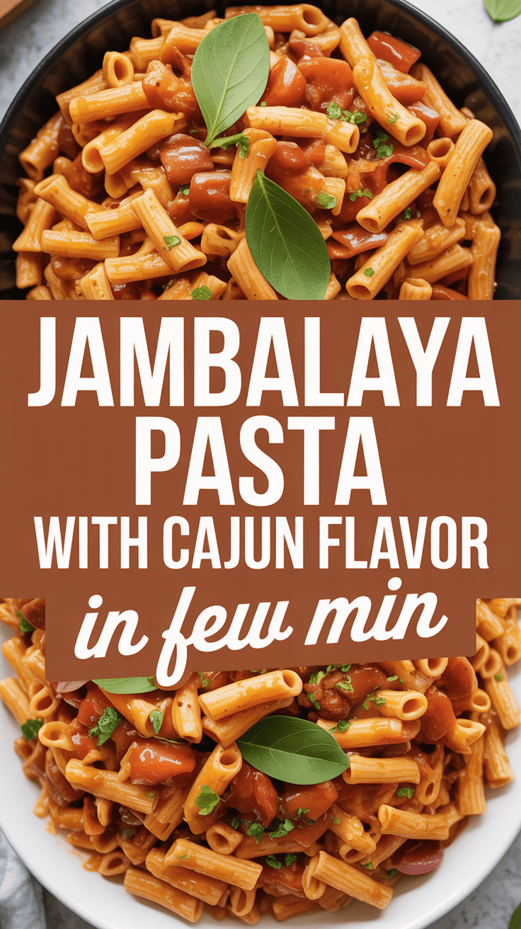 Jambalaya Pasta With Cajun Flavor