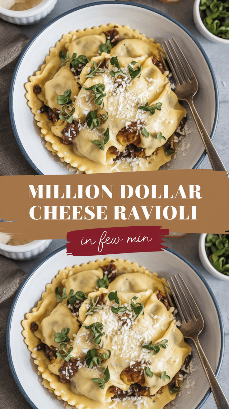Million Dollar Cheese Ravioli