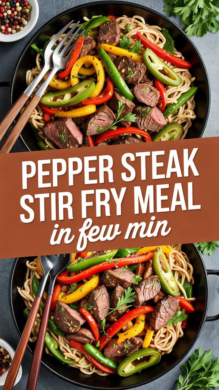 Pepper Steak Stir Fry Meal