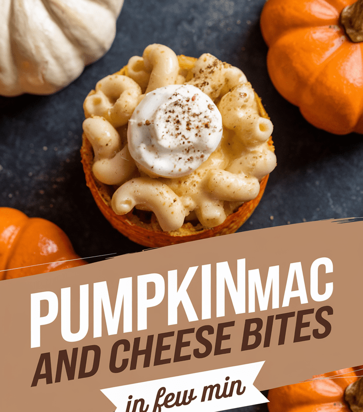 Pumpkin Mac and Cheese Bites