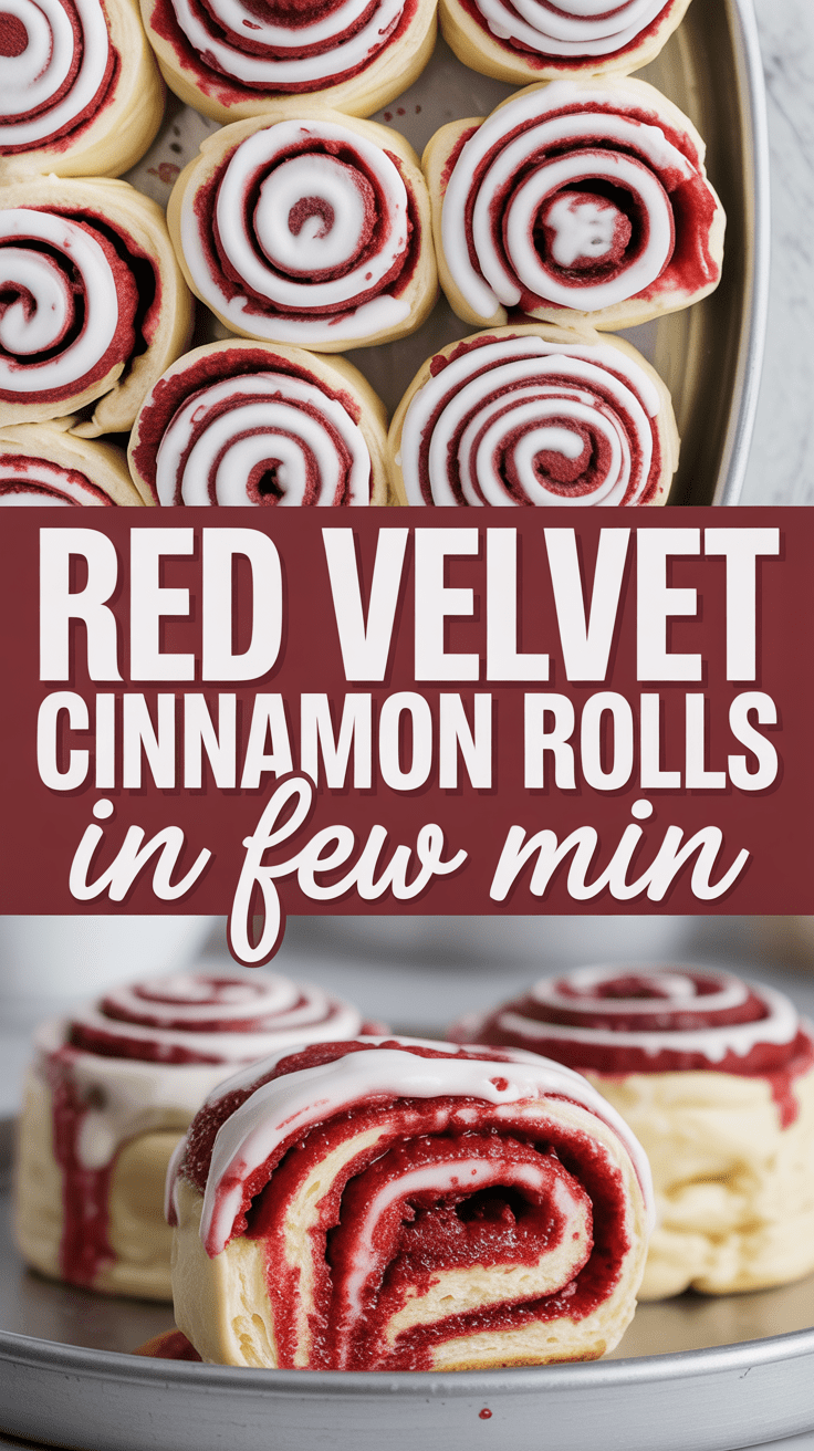 Red Velvet Cinnamon Rolls