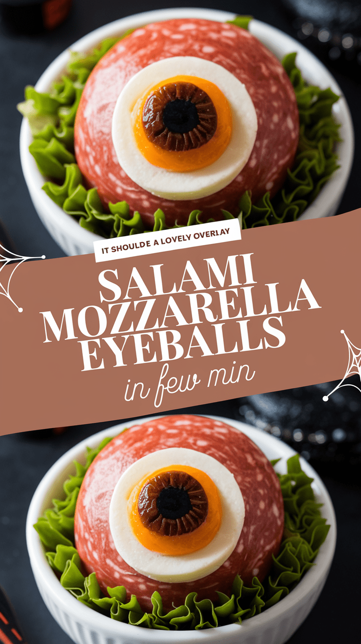 Salami Mozzarella Eyeballs
