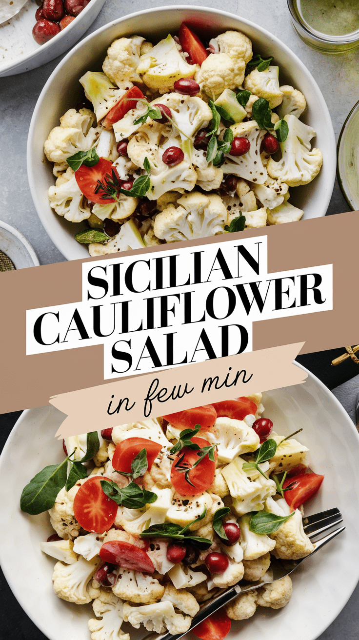 Sicilian Cauliflower Salad