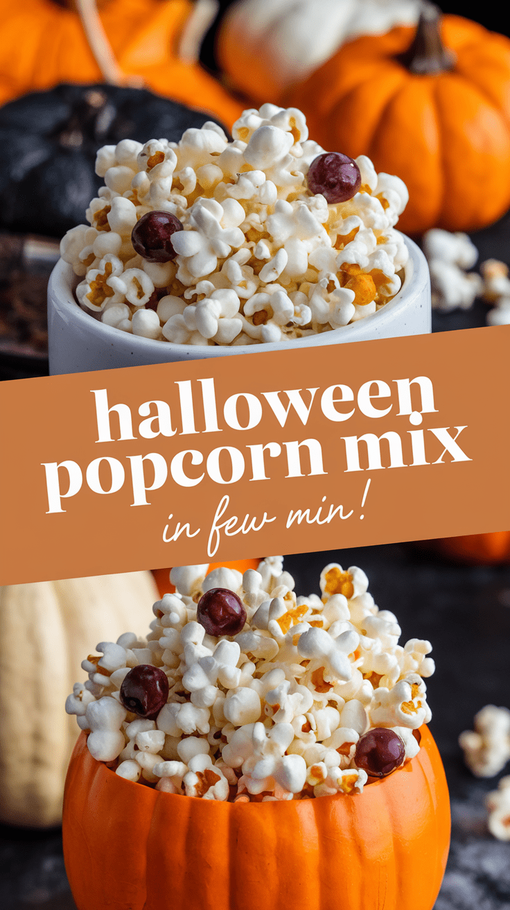 Halloween Popcorn Mix