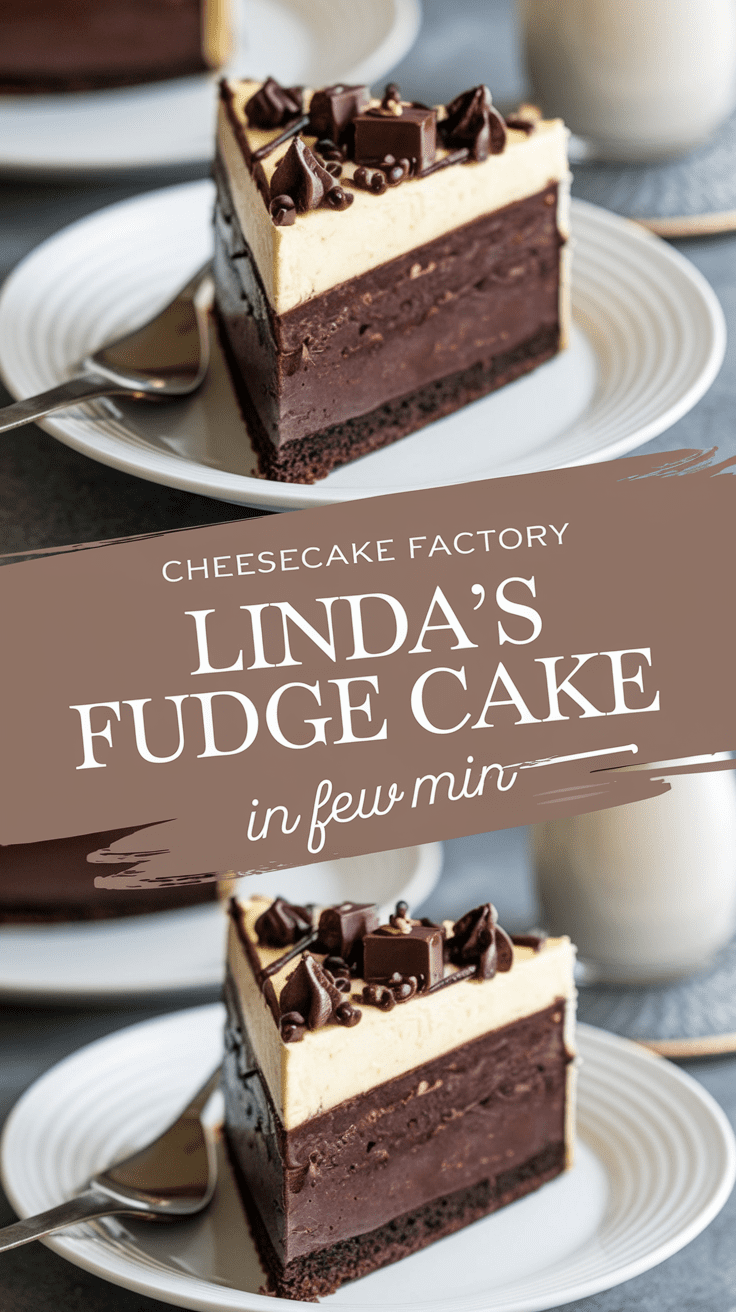Cheesecake Factory Linda’s Fudge Cake