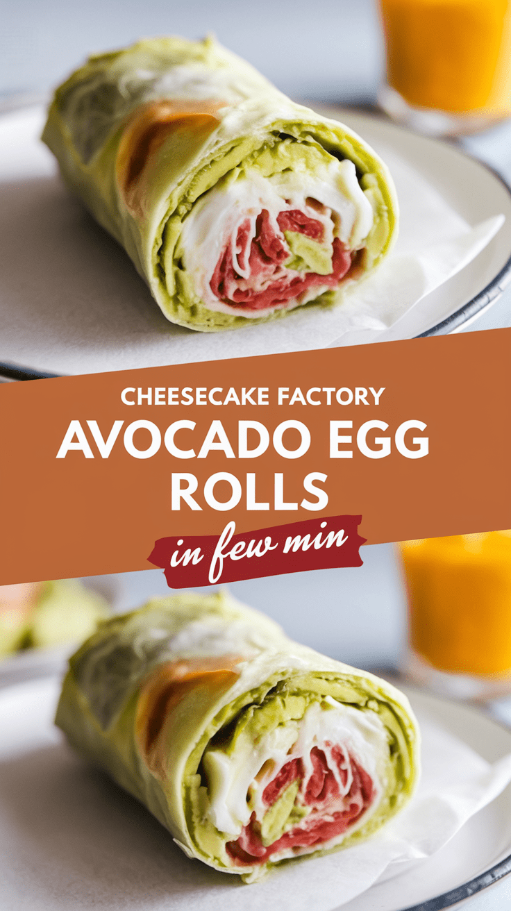 Cheesecake Factory Avocado Egg Rolls