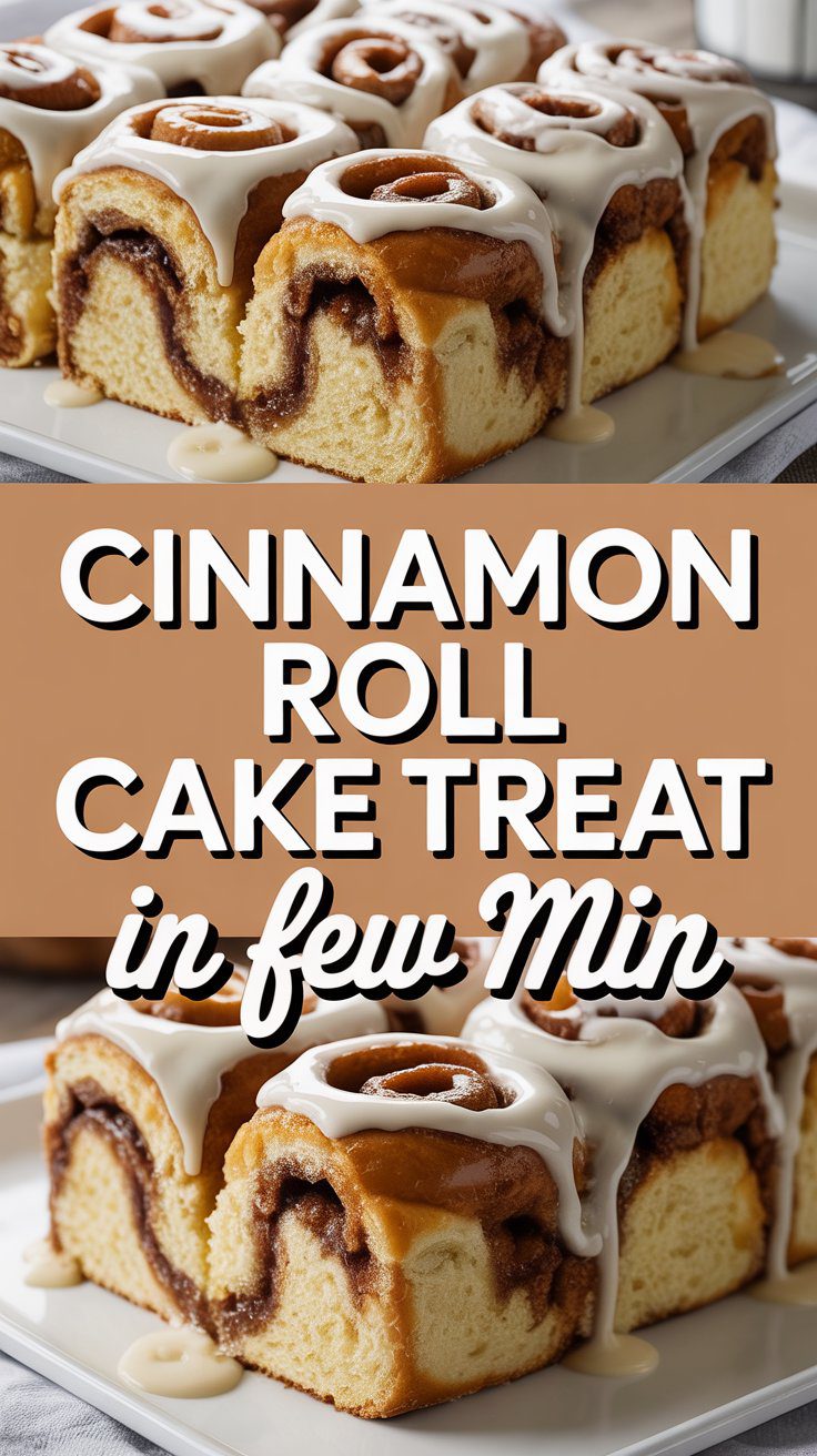 Cinnamon Roll Cake Treat