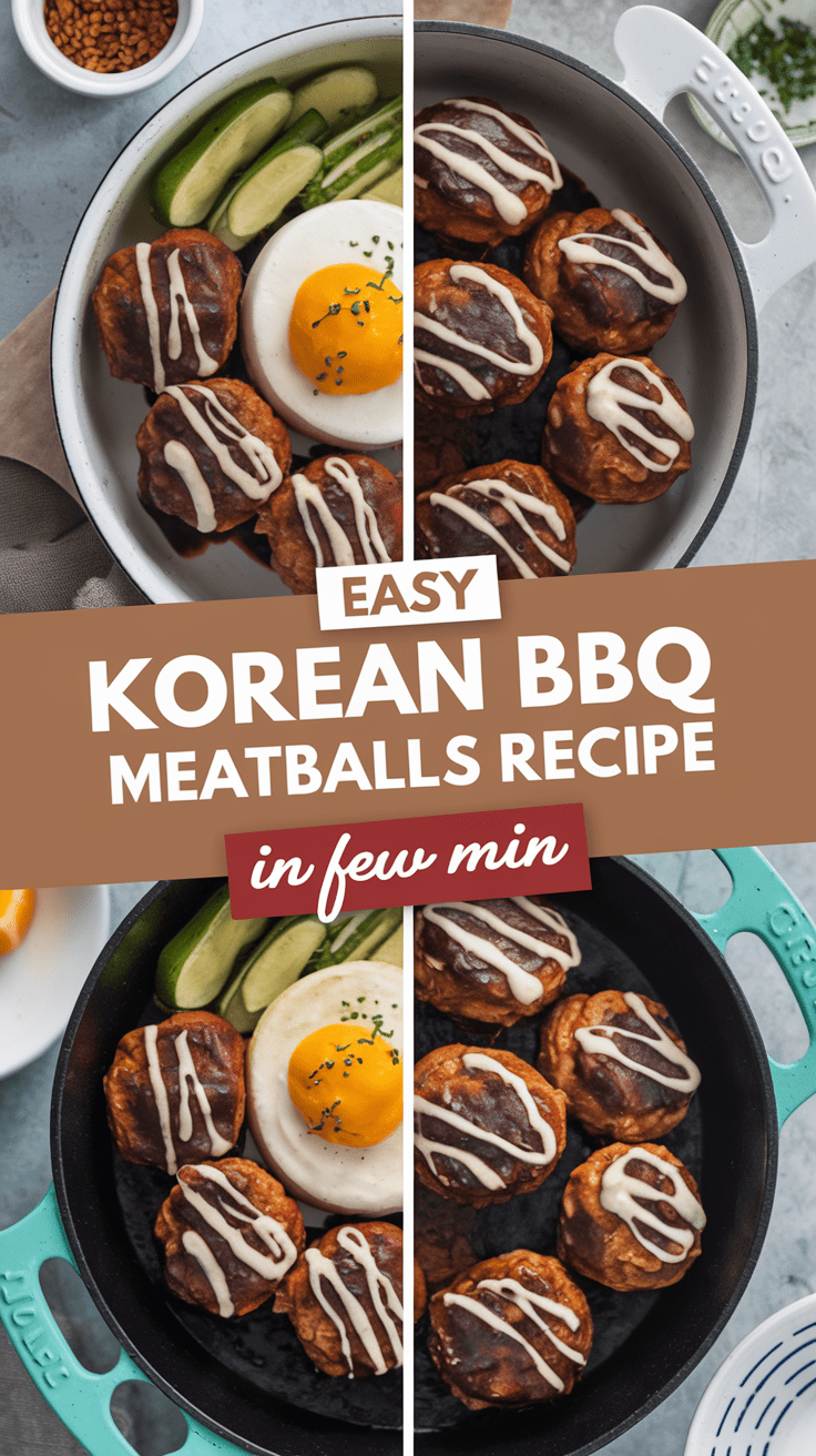 Korean BBQ Meatballs Recipe