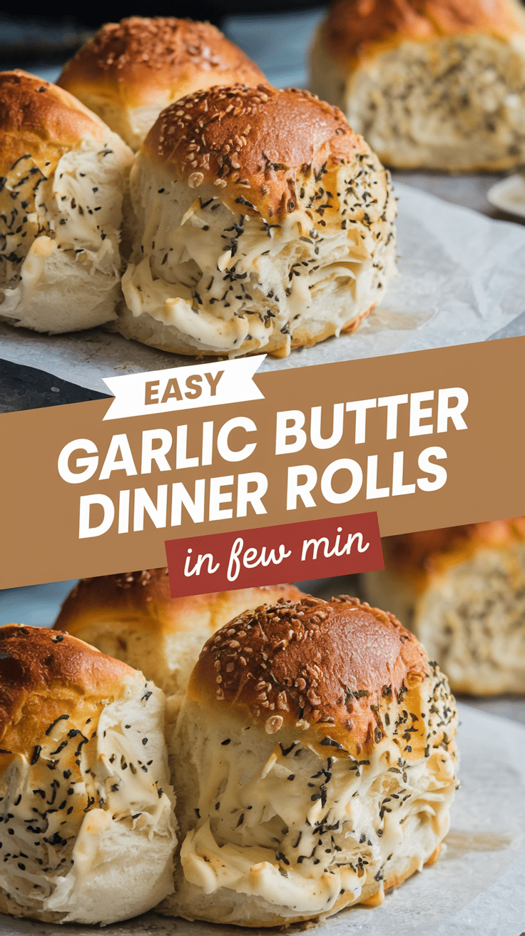 Garlic Butter Dinner Rolls Recipe