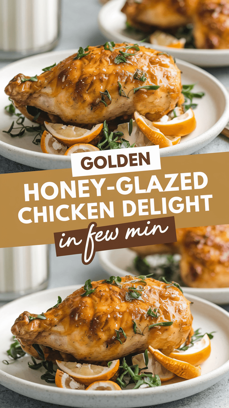 Golden Honey-Glazed Chicken Delight