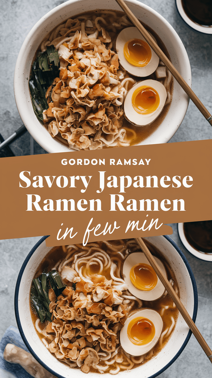 Gordon Ramsay Savory Japanese Ramen