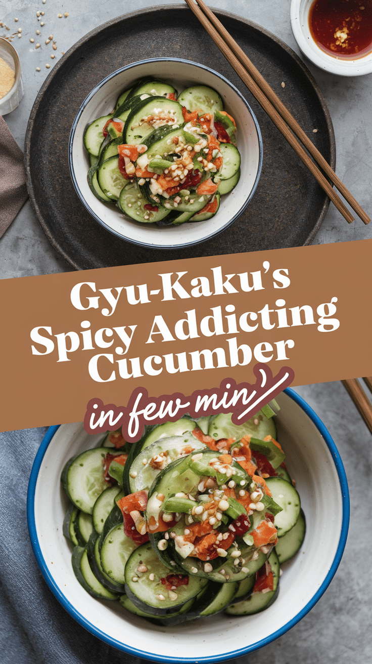 Gyu-Kaku’s Spicy Addicting Cucumber