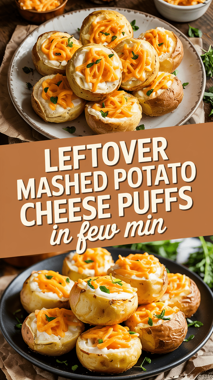 Leftover Mashed Potato Cheese Puffs