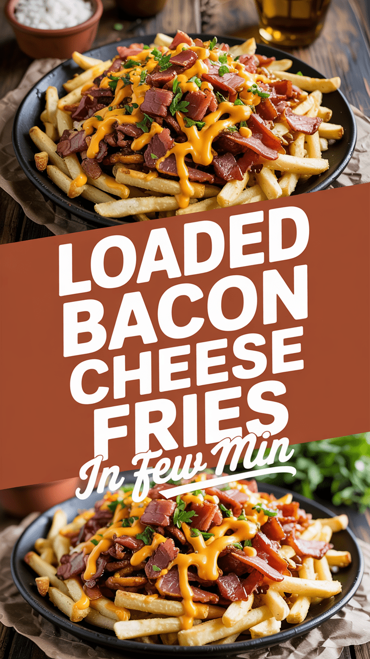 Loaded Bacon Cheese Fries