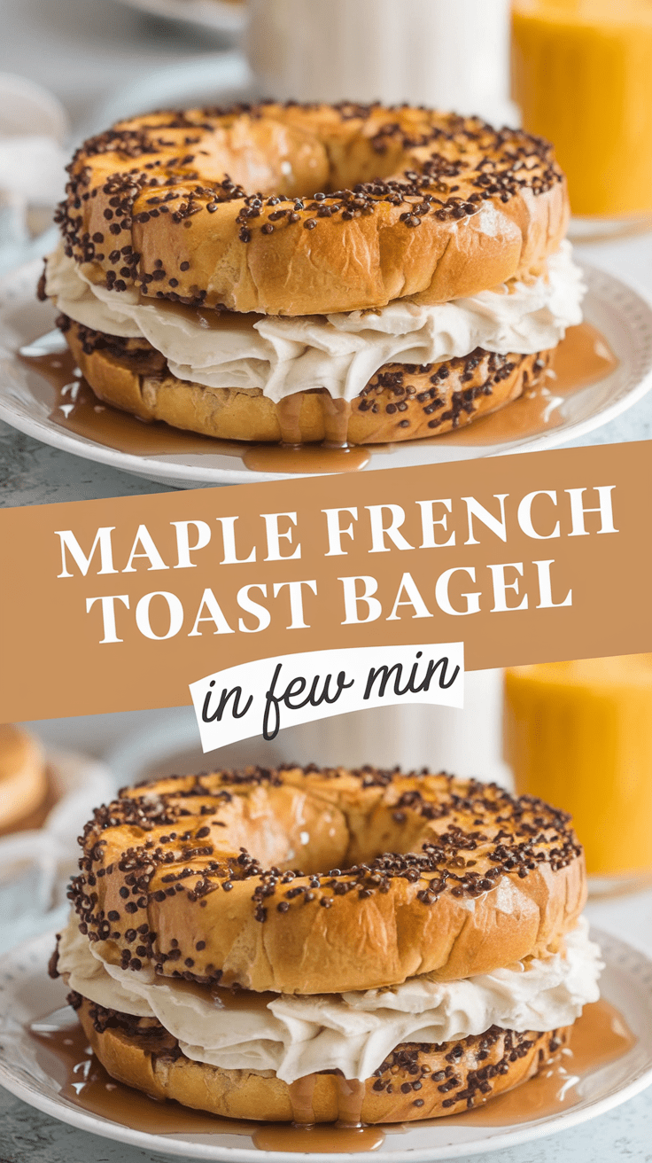 Maple French Toast Bagel