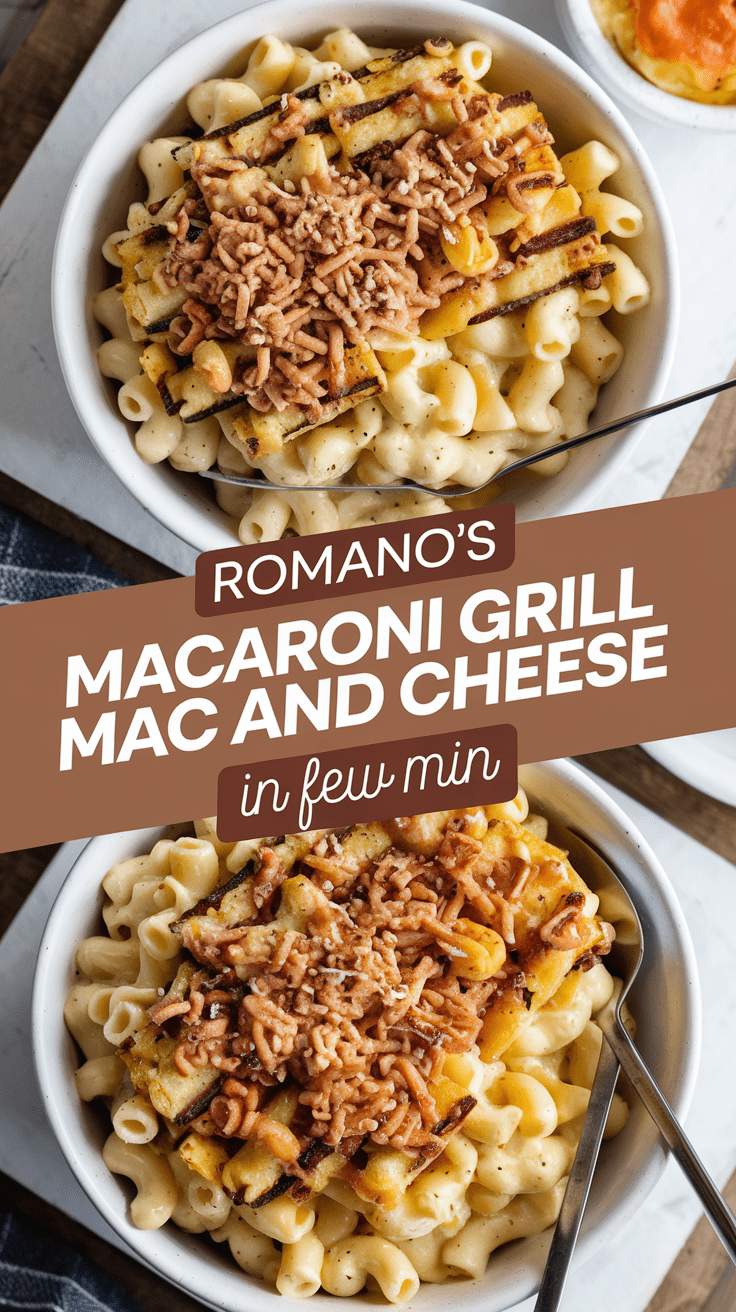 Romano’s Macaroni Grill Mac and Cheese Recipe