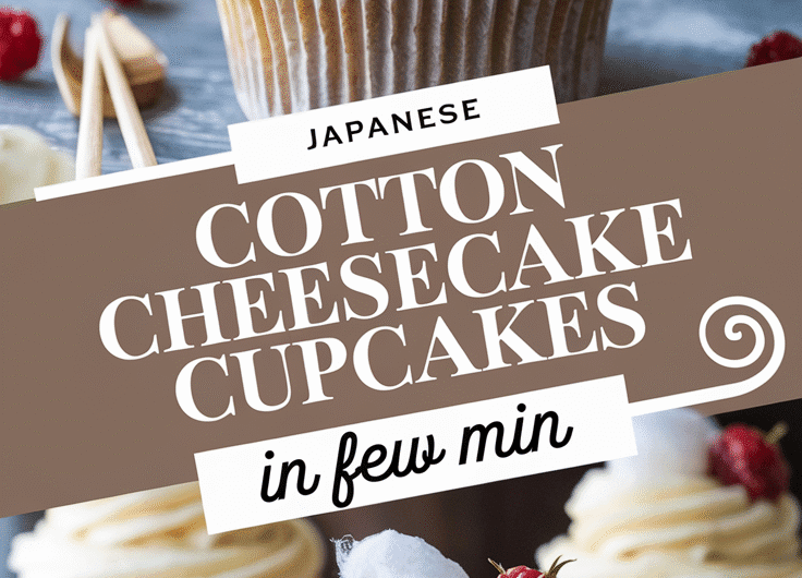 Japanese Cotton Cheesecake Cupcakes