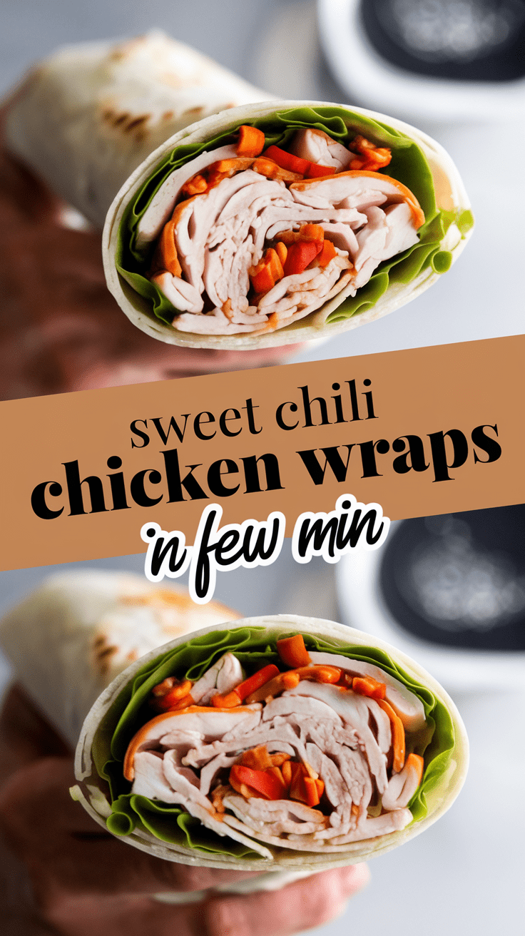 Sweet Chili Chicken Wraps