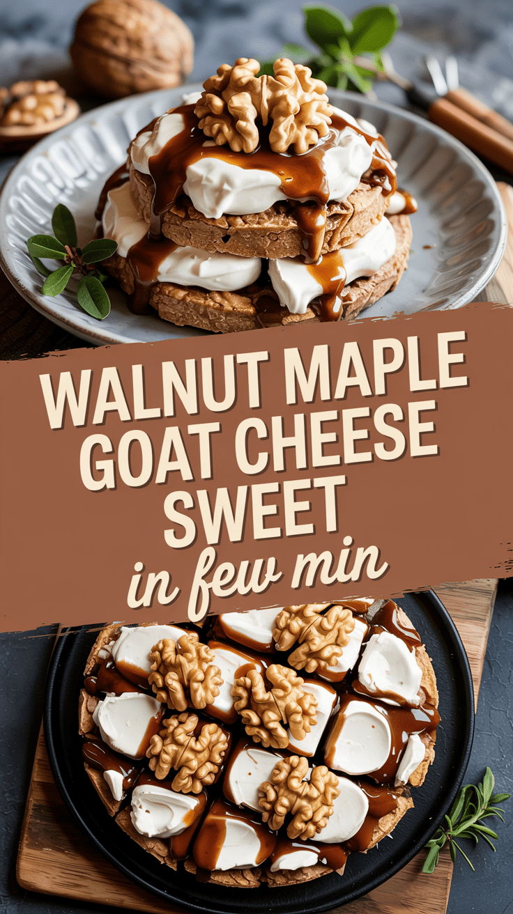 Walnut Maple Goat Cheese Sweet
