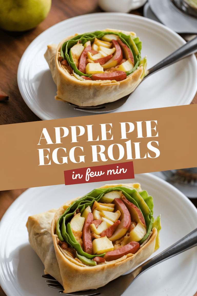 Apple Pie Egg Rolls