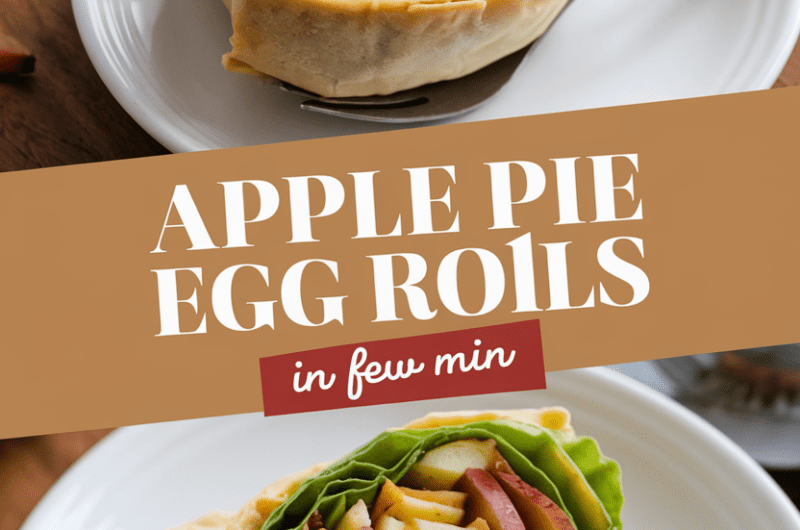 Apple Pie Egg Rolls