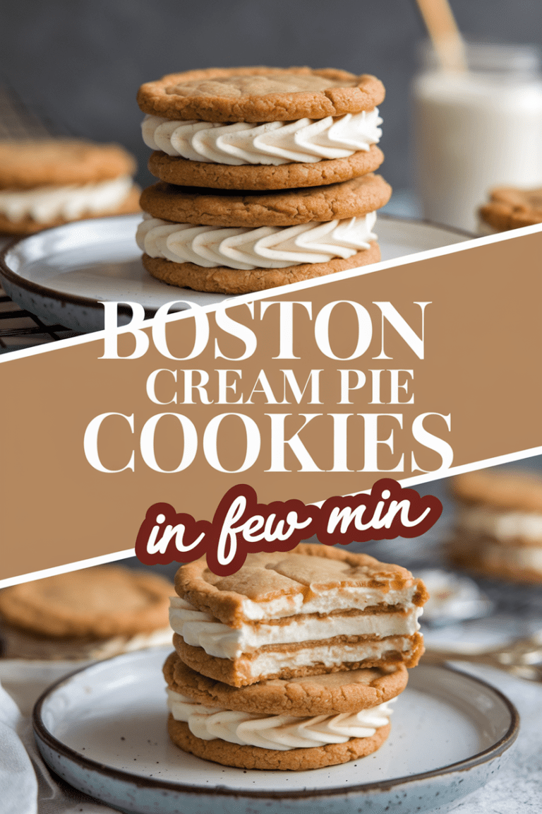 Boston Cream Pie Cookies