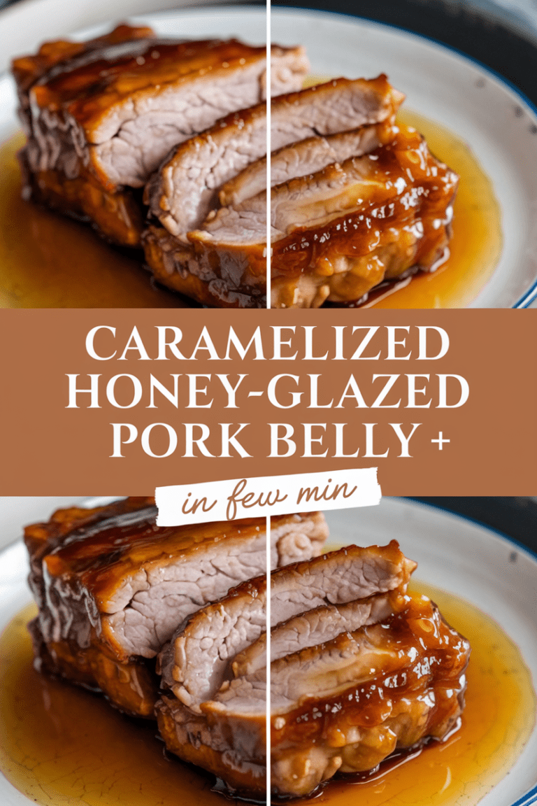 Caramelized Honey-Glazed Pork Belly