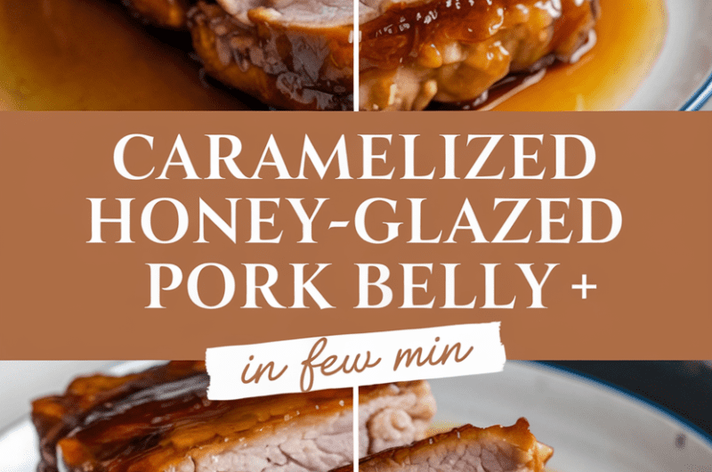 Caramelized Honey-Glazed Pork Belly