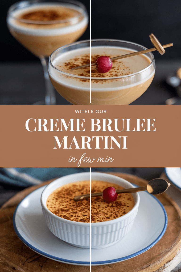 Creme Brulee Martini
