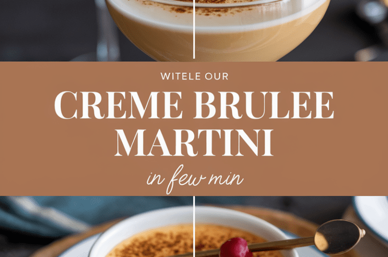 Creme Brulee Martini