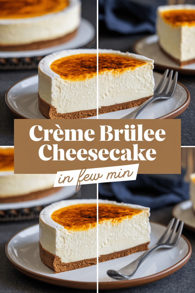 Crème Brûlée Cheesecake