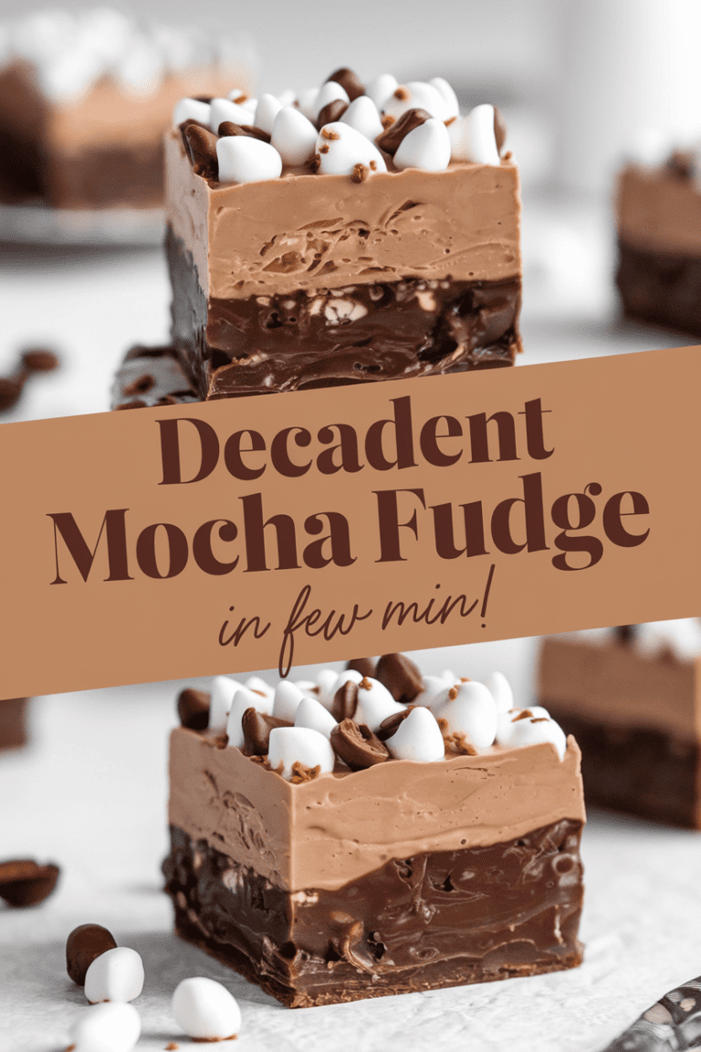 Decadent Mocha Fudge
