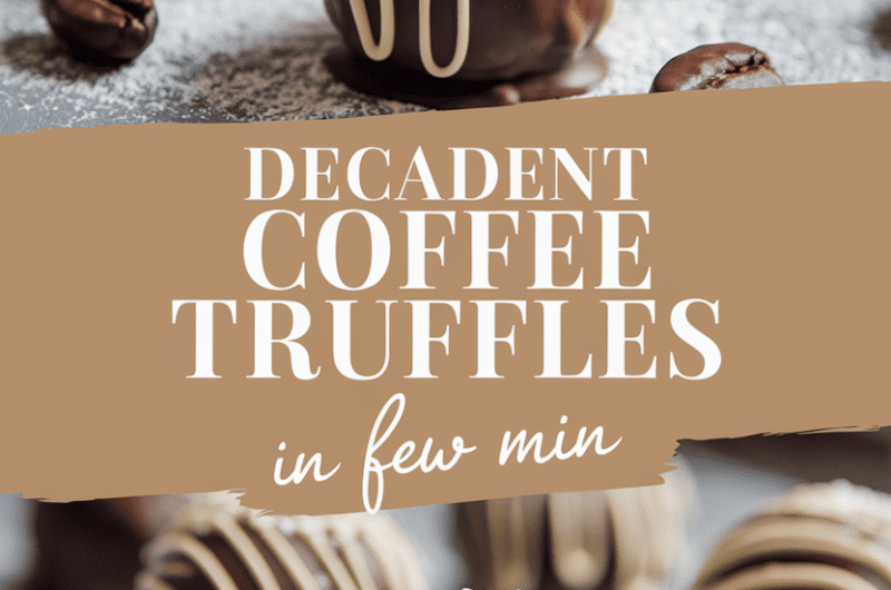 Decadent Coffee Truffles