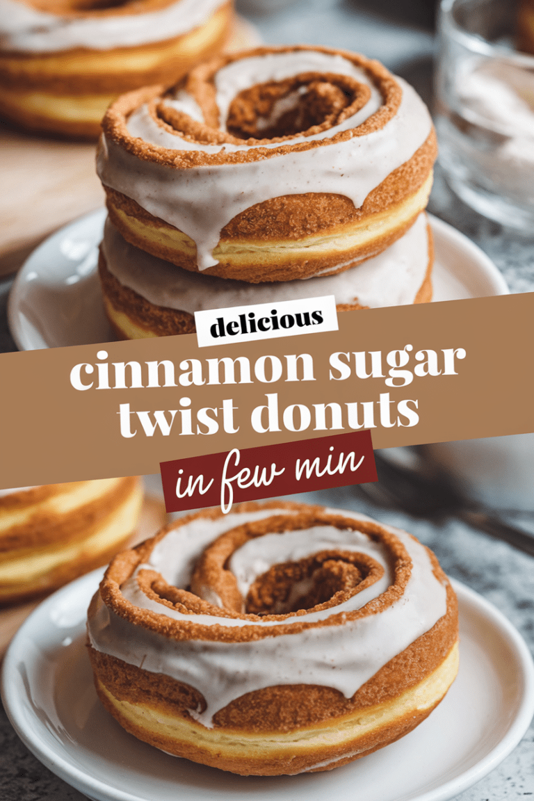 Delicious Cinnamon Sugar Twist Donuts