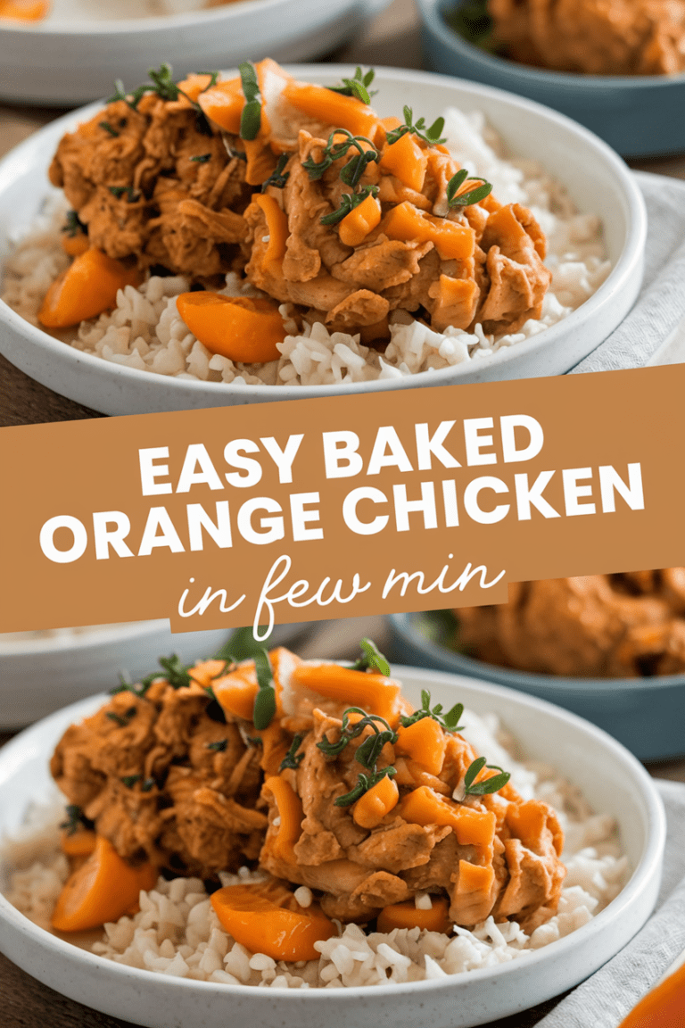 Easy Baked Orange Chicken