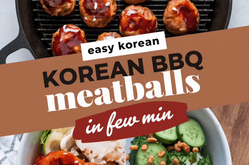 Easy Korean BBQ Meatballs