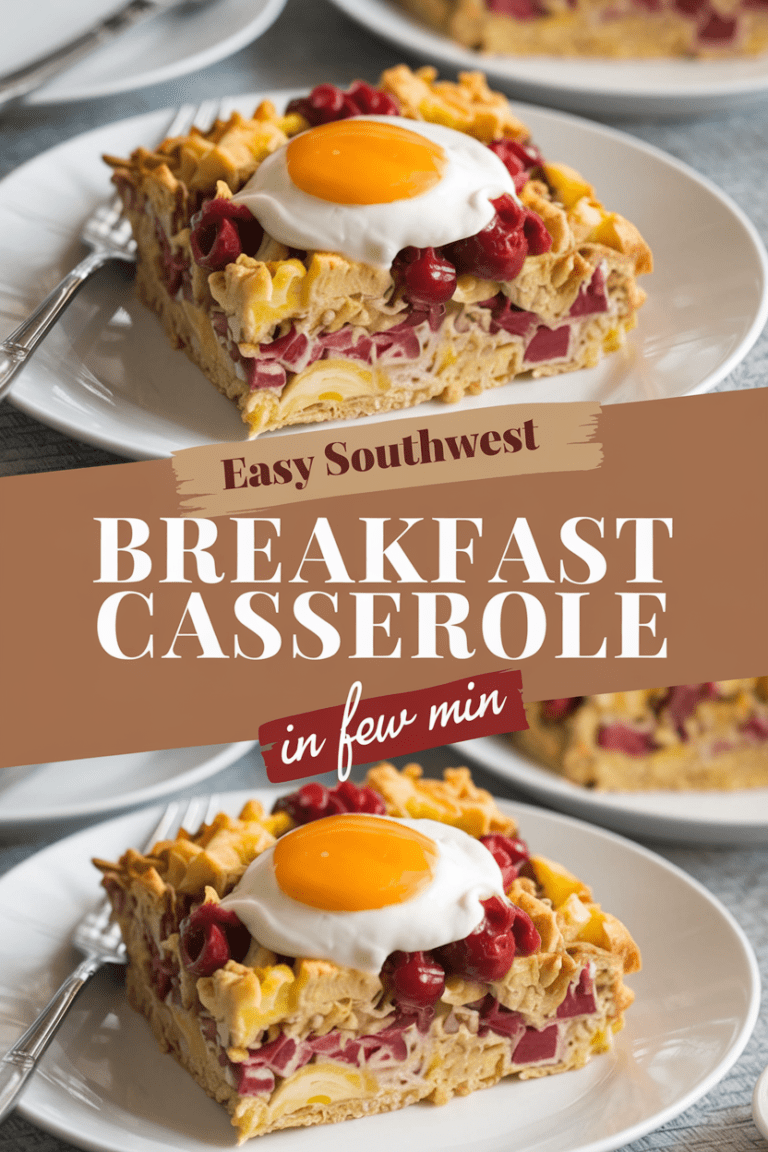 Easy Southwest Breakfast Casserole