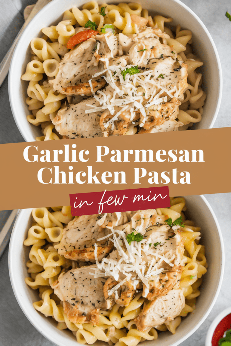 Garlic Parmesan Chicken Pasta