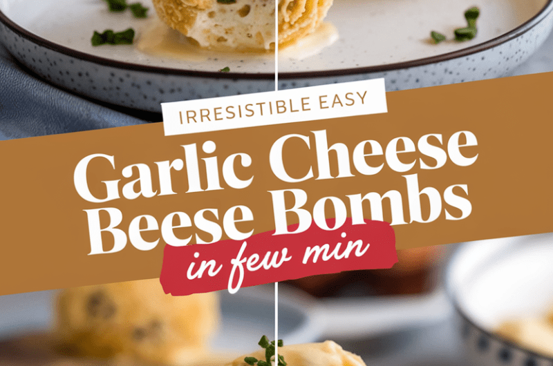 Irresistible Easy Garlic Cheese Bombs