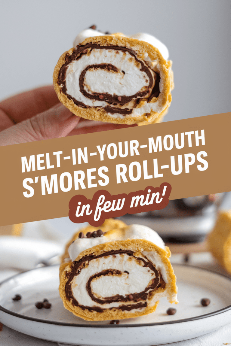 Melt-In-Your-Mouth S’mores Roll-Ups